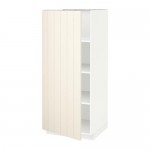 МЕТОД Высок шкаф с полками - белый, Хитарп белый с оттенком МЕТОД Высок шкаф с полками - белый, Хитарп белый с оттенком