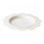 SKURAR тарелка для свечи белый Ø18 cm