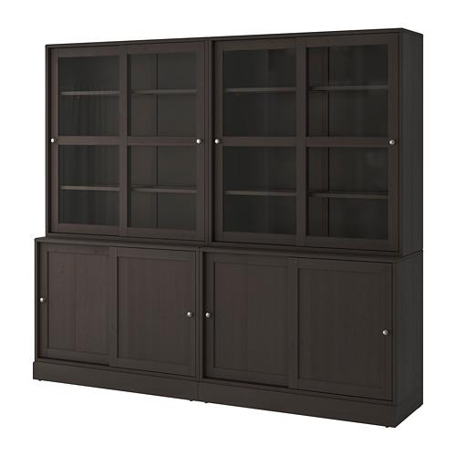 HAVSTA комбинация с раздвижными дверьми никелированный HAVSTA комбинация с раздвижными дверьми никелированный