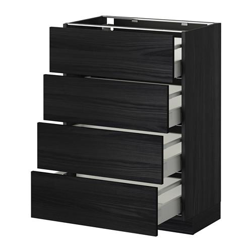 METOD/MAXIMERA напольн шкаф 4 фронт панели/4 ящика METOD/MAXIMERA напольн шкаф 4 фронт панели/4 ящика