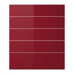 АБСТРАКТ Фронтальная панель ящика,5 штук - глянцевый красный, 60x70 см