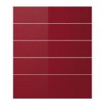 АБСТРАКТ Фронтальная панель ящика,5 штук - глянцевый красный, 60x70 см