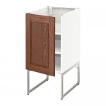 МЕТОД Напольный шкаф с полками - белый, Филипстад коричневый, 40x60x60 см МЕТОД Напольный шкаф с полками - белый, Филипстад коричневый, 40x60x60 см