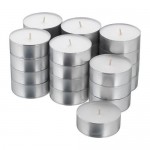 GLIMMA неароматич свеча в металл подставке