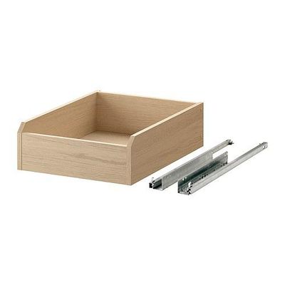 КОМПЛИМЕНТ Ящик - дубовый шпон, беленый, 50x58x16 см