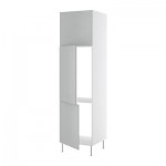 ФАКТУМ Выс шкаф для хол/мороз с 3 дверями - Аплод серый, 60x233/57 см