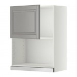 МЕТОД Навесной шкаф для СВЧ-печи - 60x80 см, Будбин серый, белый