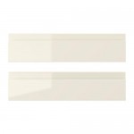 VOXTORP фронтальная панель ящика глянцевый светло-бежевый 39.6x9.7 cm