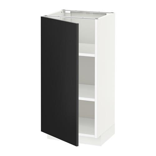 МЕТОД Напольный шкаф с полками - белый, -, 40x37 см МЕТОД Напольный шкаф с полками - белый, -, 40x37 см