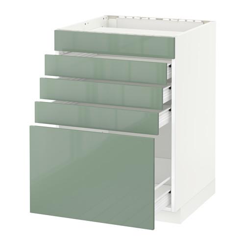 METOD/FÖRVARA напольн шк д/вар панели/5фасад/4ящ оцинковка