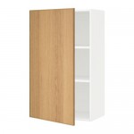 МЕТОД Шкаф навесной с полкой - белый, Экестад дуб, 60x100 см МЕТОД Шкаф навесной с полкой - белый, Экестад дуб, 60x100 см