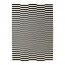 STOCKHOLM ковер, безворсовый ручная работа/в полоску черный/белый с оттенком 250x350 cm