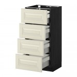 METOD/MAXIMERA напольн шкаф 4 фронт панели/4 ящика METOD/MAXIMERA напольн шкаф 4 фронт панели/4 ящика