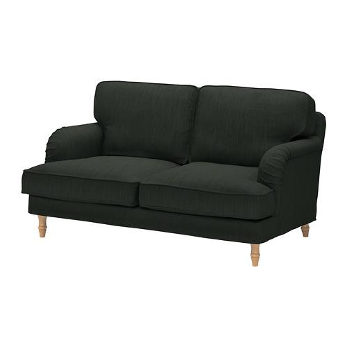 eten Metafoor Strak STOCKSUND 2-seat sofa black (792.747.23) - reviews, price, where to buy