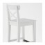 INGOLF стул барный белый 40x45x102 cm