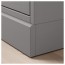 ХАВСТА Шкаф с цоколем - серый