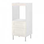 ФАКТУМ Высок шкаф д духовки+2 ящика - Рамшё белый ФАКТУМ Высок шкаф д духовки+2 ящика - Рамшё белый