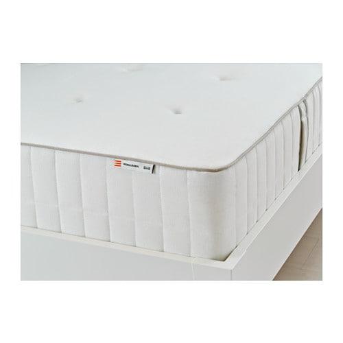 ХОККОСЕН Матрас с пружинами карманного типа - 180x200 см, жесткий/белый
