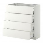 METOD/MAXIMERA напольн шкаф 4 фронт панели/4 ящика METOD/MAXIMERA напольн шкаф 4 фронт панели/4 ящика