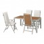 SJÄLLAND стол+4 кресла, д/сада