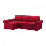 БАККАБРУ Диван-кровать с козеткой - -, Нордвалла красный