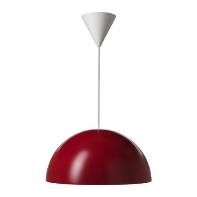 IKEA 365 + Bras lampe - rød (80138414) - anmeldelser,