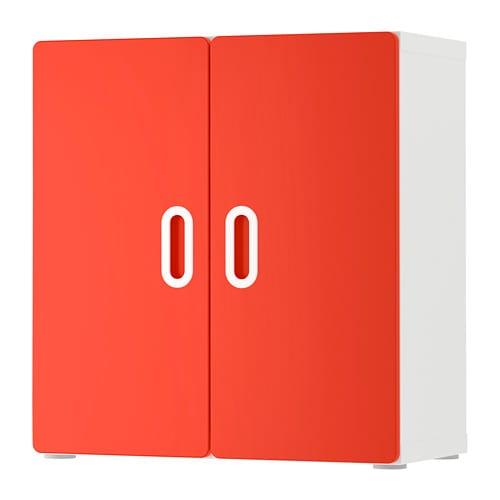 СТУВА / ФРИТИДС Навесной шкаф - белый/красный СТУВА / ФРИТИДС Навесной шкаф - белый/красный