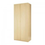 ПАКС Гардероб 2-дверный - Пакс Нексус березовый шпон, под березу, 100x60x236 см, плавно закрывающиеся петли ПАКС Гардероб 2-дверный - Пакс Нексус березовый шпон, под березу, 100x60x236 см, плавно закрывающиеся петли