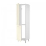ФАКТУМ Высок шкаф д холодильн/мороз - Лидинго белый с оттенком, 60x233 см