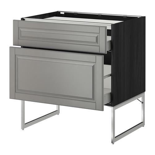 МЕТОД / МАКСИМЕРА Напольн шкаф/2фронт пнл/3ящика - -, Будбин серый, 80x60x60 см МЕТОД / МАКСИМЕРА Напольн шкаф/2фронт пнл/3ящика - -, Будбин серый, 80x60x60 см