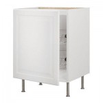 ФАКТУМ Напольный шкаф с проволочн ящиками - Лидинго белый с оттенком, 60 см