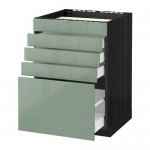 METOD/MAXIMERA напольн шк д/вар панели/5фасад/4ящ