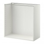 МЕТОД Каркас напольного шкафа - белый, 80x37x80 см