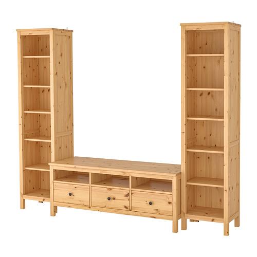 HEMNES шкаф для ТВ, комбинация