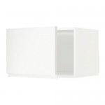 МЕТОД Верх шкаф на холодильн/морозильн - белый, Воксторп матовый белый, 60x40 см