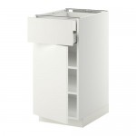 МЕТОД / МАКСИМЕРА Напольн шкаф двр/фр пнл/плк/2низ ящ - белый, Хэггеби белый, 40x60 см МЕТОД / МАКСИМЕРА Напольн шкаф двр/фр пнл/плк/2низ ящ - белый, Хэггеби белый, 40x60 см