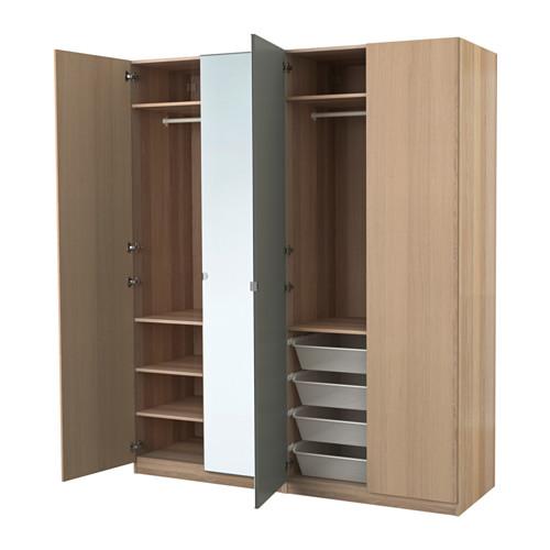 PAX гардероб белый