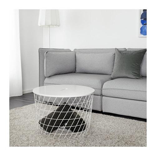 КВИСТБРУ Столик с отделениями д/хранения