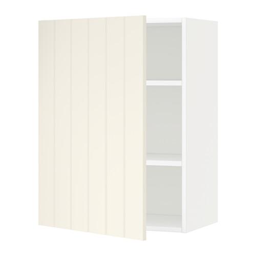 МЕТОД Шкаф навесной с полкой - белый, Хитарп белый с оттенком, 60x80 см