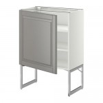 МЕТОД Напольный шкаф с полками - белый, Будбин серый, 60x37x60 см МЕТОД Напольный шкаф с полками - белый, Будбин серый, 60x37x60 см
