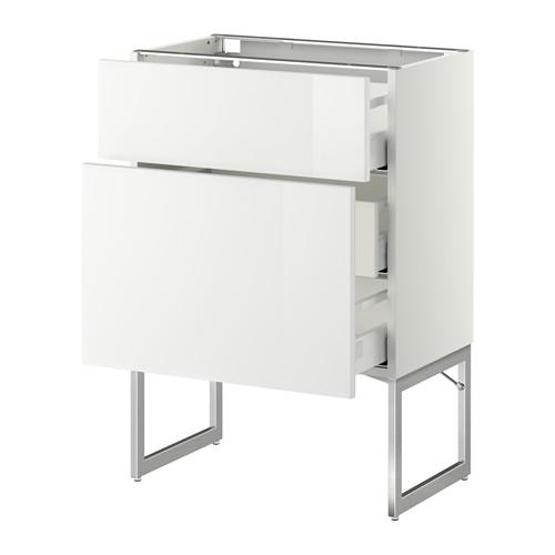 МЕТОД / МАКСИМЕРА Наполн шк 2 фрнт/3 средн ящ - белый, Рингульт глянцевый белый, 60x37x60 см МЕТОД / МАКСИМЕРА Наполн шк 2 фрнт/3 средн ящ - белый, Рингульт глянцевый белый, 60x37x60 см