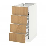 METOD/MAXIMERA напольн шкаф 4 фронт панели/4 ящика METOD/MAXIMERA напольн шкаф 4 фронт панели/4 ящика