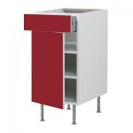 ФАКТУМ Напольн шкаф с полкой/ящиком/дверью - Абстракт красный, 60 см ФАКТУМ Напольн шкаф с полкой/ящиком/дверью - Абстракт красный, 60 см