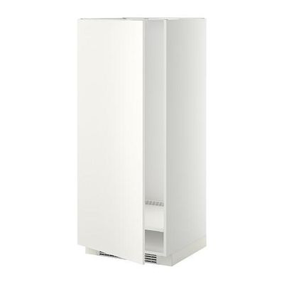 МЕТОД Высок шкаф д холодильн/мороз - 60x60x140 см, Веддинге белый, белый