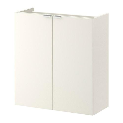 Mueble de lavabo LILLÅNGEN con 2 dvrc blanco 60x25x64 cm (502.051.22) - opiniones, precio, dónde