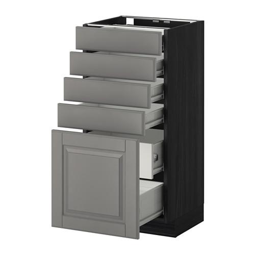 МЕТОД / ФОРВАРА Нплн шк 5фронт/4нзк/2срд ящ - под дерево черный, Будбин серый, 40x37 см МЕТОД / ФОРВАРА Нплн шк 5фронт/4нзк/2срд ящ - под дерево черный, Будбин серый, 40x37 см