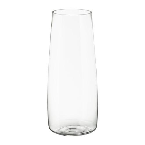 BERÄKNA ваза прозрачное стекло 45 cm