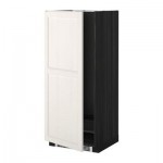 МЕТОД Высок шкаф д холодильн/мороз - 60x60x140 см, Лаксарби белый, под дерево черный