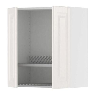 ФАКТУМ Навесной шкаф с посуд суш/2 дврц - Лидинго белый с оттенком, 80x70 см