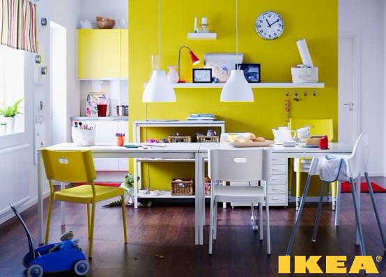 Интерьер столовой ИКЕА